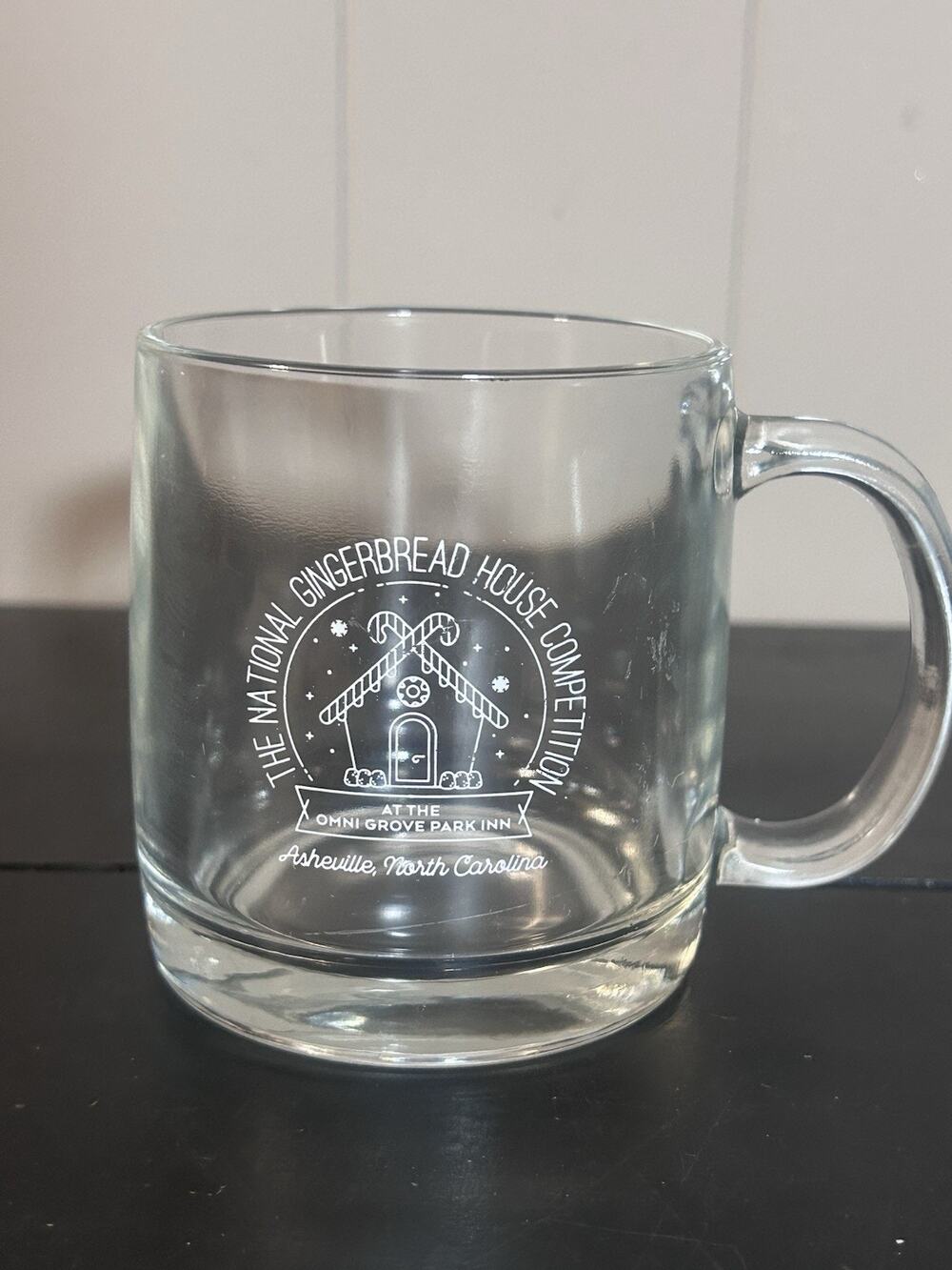 Grove Park Inn Asheville NC National Gingerbread House Competition Glass Mug
